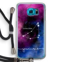 Sterrenbeeld - Donker: Samsung Galaxy S6 Transparant Hoesje met koord