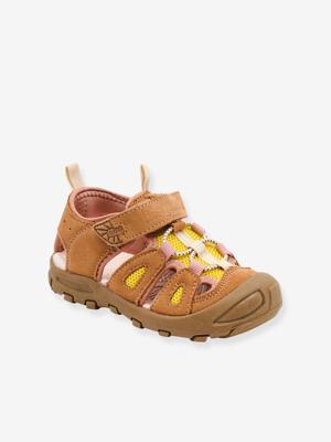 PARKER sandaal van suède en neopreen voor kinderen BISGAARD kameel PARKER sandaal van suède en neopreen voor kinderen BISGAARD kameel