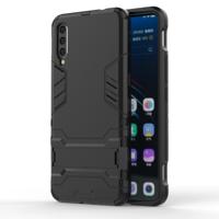 Schokbestendige PC + TPU Case voor vivo V15 Pro met houder (zwart)
