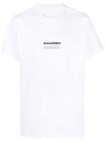 Maharishi t-shirt en coton biologique à logo brodé - Blanc - thumbnail