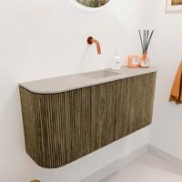 Toiletmeubel Mondiaz Joya Dlux | 93.2 cm | Meubelkleur Dusk | Faye wastafel Opalo Wasbak Midden | Zonder kraangat(en) Toiletmeubel Mondiaz Joya Dlux | 93.2 cm | Meubelkleur Dusk | Faye wastafel Opalo Wasbak Midden | Zonder kraangat(en)