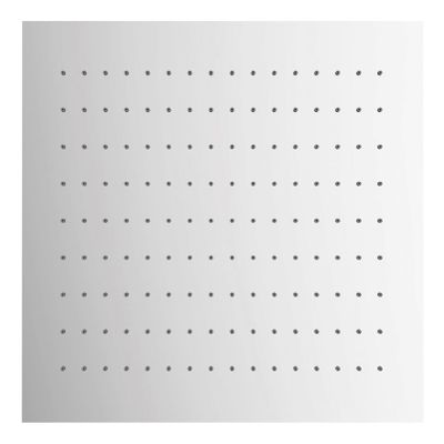 Hoofddouche Tres Exclusive | 38x38 cm | Vierkant | Chroom