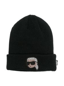 Karl Lagerfeld Kids bonnet Ikonik - Noir