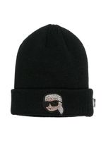 Karl Lagerfeld Kids bonnet Ikonik - Noir - thumbnail