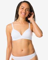 HEMA Voorgevormde Bh Zonder Beugel Recycled/micro Wit (wit)