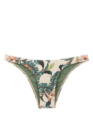 Lygia & Nanny bas de bikini Nikita à imprimé graphique - Tons neutres