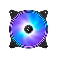 Chieftec NF-1225RGB koelsysteem voor computers Computer behuizing Ventilator 12 cm Zwart 1 stuk(s) - thumbnail