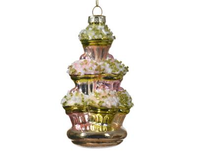 Cupcakes glas l6.2b5.3h11.2 cm multi kerst - Decoris