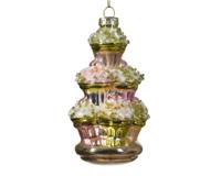 Cupcakes glas l6.2b5.3h11.2 cm multi kerst - Decoris