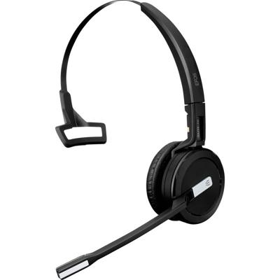 EPOS IMPACT SDW 5016T On Ear headset Telefoon Draadloos, DECT Mono Zwart Noise Cancelling, Ruisonderdrukking (microfoon)