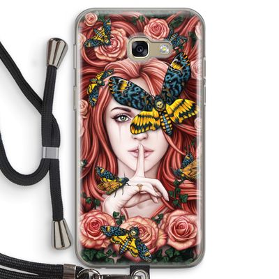 Lady Moth: Samsung Galaxy A5 (2017) Transparant Hoesje met koord
