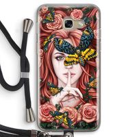 Lady Moth: Samsung Galaxy A5 (2017) Transparant Hoesje met koord