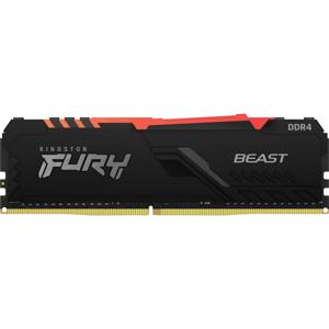 Kingston FURY Beast RGB Werkgeheugenset voor PC DDR4 16 GB 2 x 8 GB 3000 MHz 288-pins DIMM CL15 KF430C15BBAK2/16