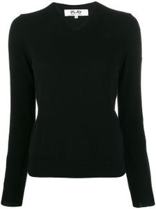 Comme Des Garçons Play classic knit sweater - Noir