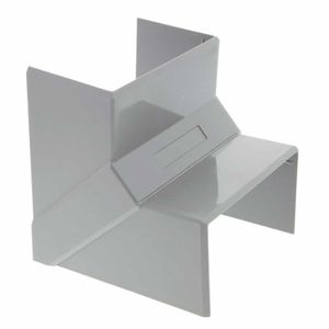 Binnenhoek kabelgoot 130x60mm grijs RAL 7030 Canalit 951509