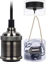 Home & Styling Hanglamp houder fitting 8cm platinum