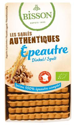 Bisson Zandkoekjes spelt authentiek bio
