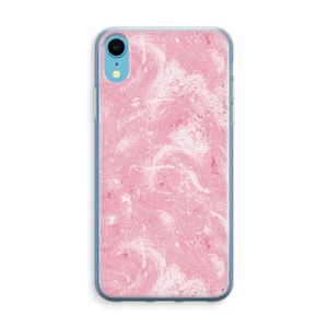 Abstract Painting Pink: iPhone XR Transparant Hoesje