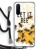 Let it bee: OnePlus Nord CE 5G Transparant Hoesje met koord