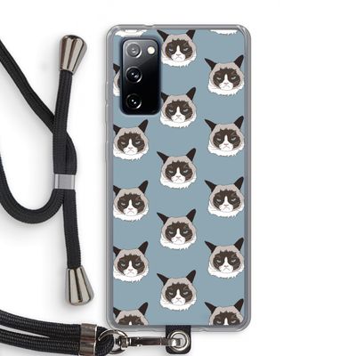 It's a Purrr Case: Samsung Galaxy S20 FE / S20 FE 5G Transparant Hoesje met koord