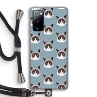 It's a Purrr Case: Samsung Galaxy S20 FE / S20 FE 5G Transparant Hoesje met koord
