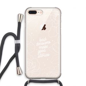 Good stories: iPhone 7 PLUS Transparant Hoesje met koord