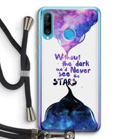 Stars quote: Huawei P30 Lite Transparant Hoesje met koord