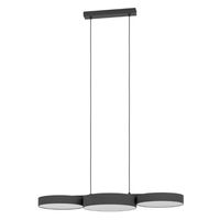 Eglo Led hanglamp Barbano-Z 3-lichts - zwart 900854