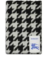 Burberry couverture à motif pied-de-poule - Noir