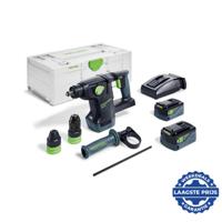 Festool KHC 18 5,0 EBI-Plus Accu combihamer SDS-Plus 2,6J + snelwisselboorkop 18V 5.0Ah in Systainer - 577448