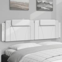 Hoofdbordkussen "Viana" 183 cm kunstleer wit