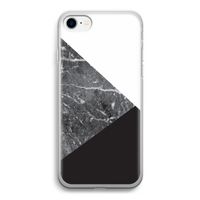 Combinatie marmer: iPhone SE 2020 Transparant Hoesje
