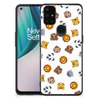 Back Case voor OnePlus Nord N10 5G Dieren Emojis - thumbnail