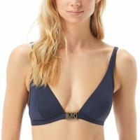 Michael Kors Logo Solids Triangle Bikini Top DEAL1