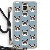 It's a Purrr Case: Samsung Galaxy A5 (2016) Transparant Hoesje met koord