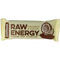 Bombus Raw energy bar coconut & cocoa Bombus Raw energy bar coconut & cocoa