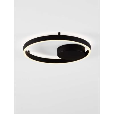 Lyora PlafondlampHedra rond Ø 40cm zwart - 9030525