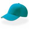 Atlantis AT612 Sport Sandwich Cap - Turquoise/White - One Size