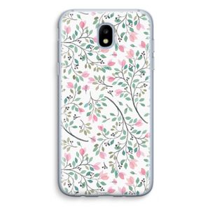 Sierlijke bloemen: Samsung Galaxy J5 (2017) Transparant Hoesje
