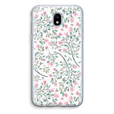 Sierlijke bloemen: Samsung Galaxy J5 (2017) Transparant Hoesje