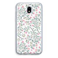 Sierlijke bloemen: Samsung Galaxy J5 (2017) Transparant Hoesje