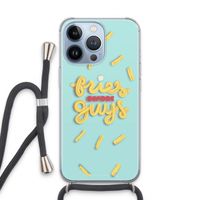Always fries: iPhone 13 Pro Transparant Hoesje met koord