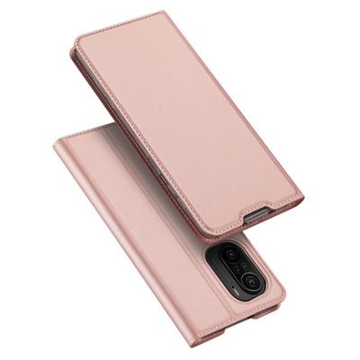 Dux Ducis - Slim bookcase hoes - Xiaomi Poco F3 - Rose Goud