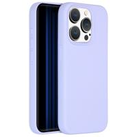 Accezz Liquid Silicone Backcover iPhone 15 Pro Telefoonhoesje Paars Accezz Liquid Silicone Backcover iPhone 15 Pro Telefoonhoesje Paars