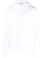 Lanvin hoodie en coton à logo brodé - Blanc