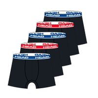 Basic Boxer 5 pack Red Black