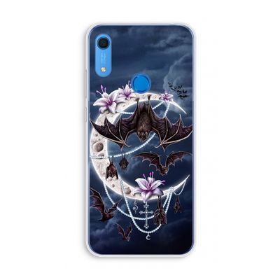 Vleermuizen Maan: Huawei Y6s Transparant Hoesje
