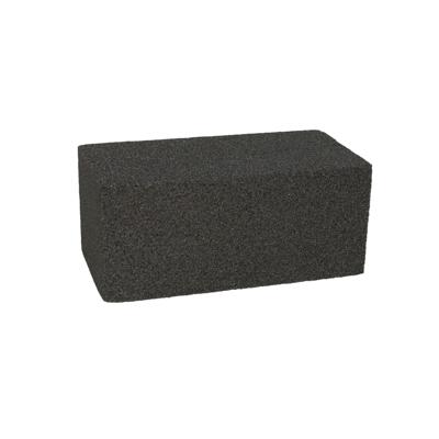 Schoonmaak steen voor barbecue - Schuursteen - BBQ reinigingsblok - 20 x 10 x 9 cm - Grijs
