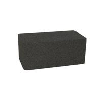 Schoonmaak steen voor barbecue - Schuursteen - BBQ reinigingsblok - 20 x 10 x 9 cm - Grijs