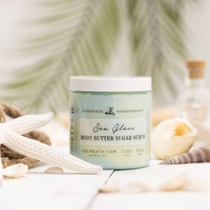 Zeepbath Sea Glass Body Butter Sugar Scrub